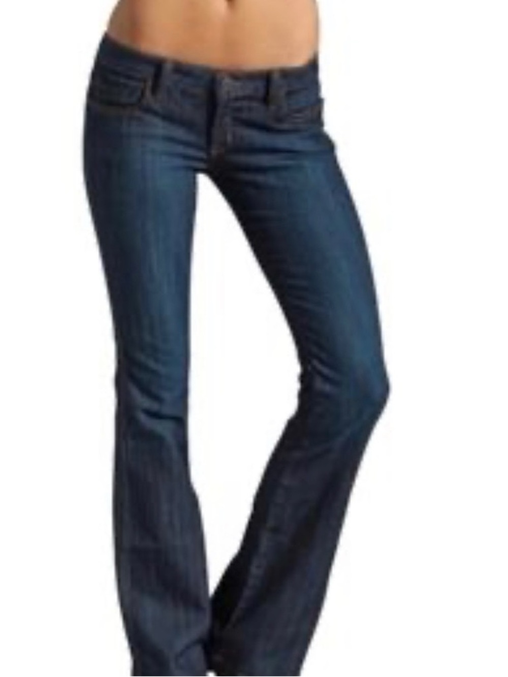 Frankie B. Low Rise Bootcut Jeans in Frisco Blue Size 28